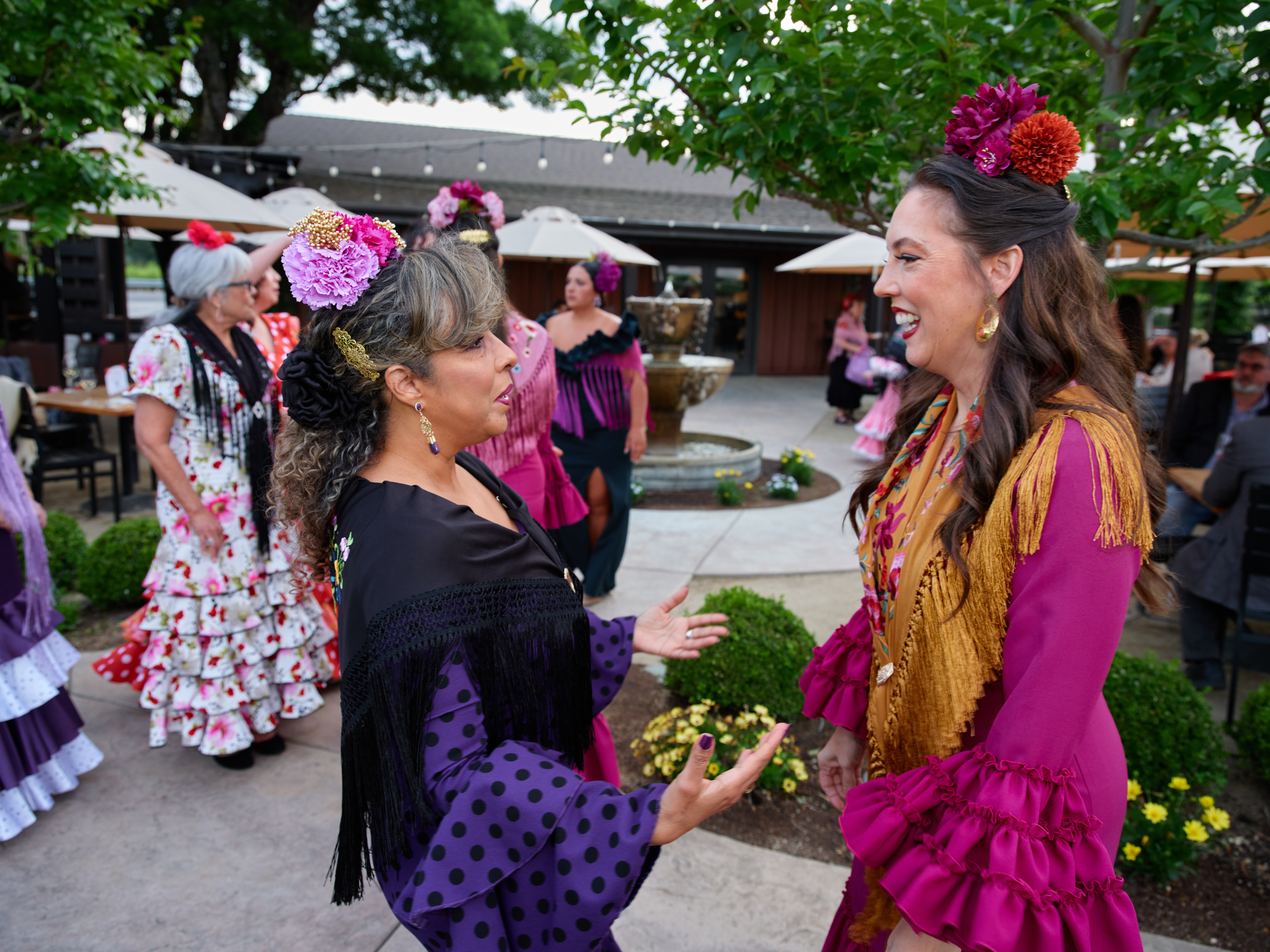Community gathering at Feria de Abril