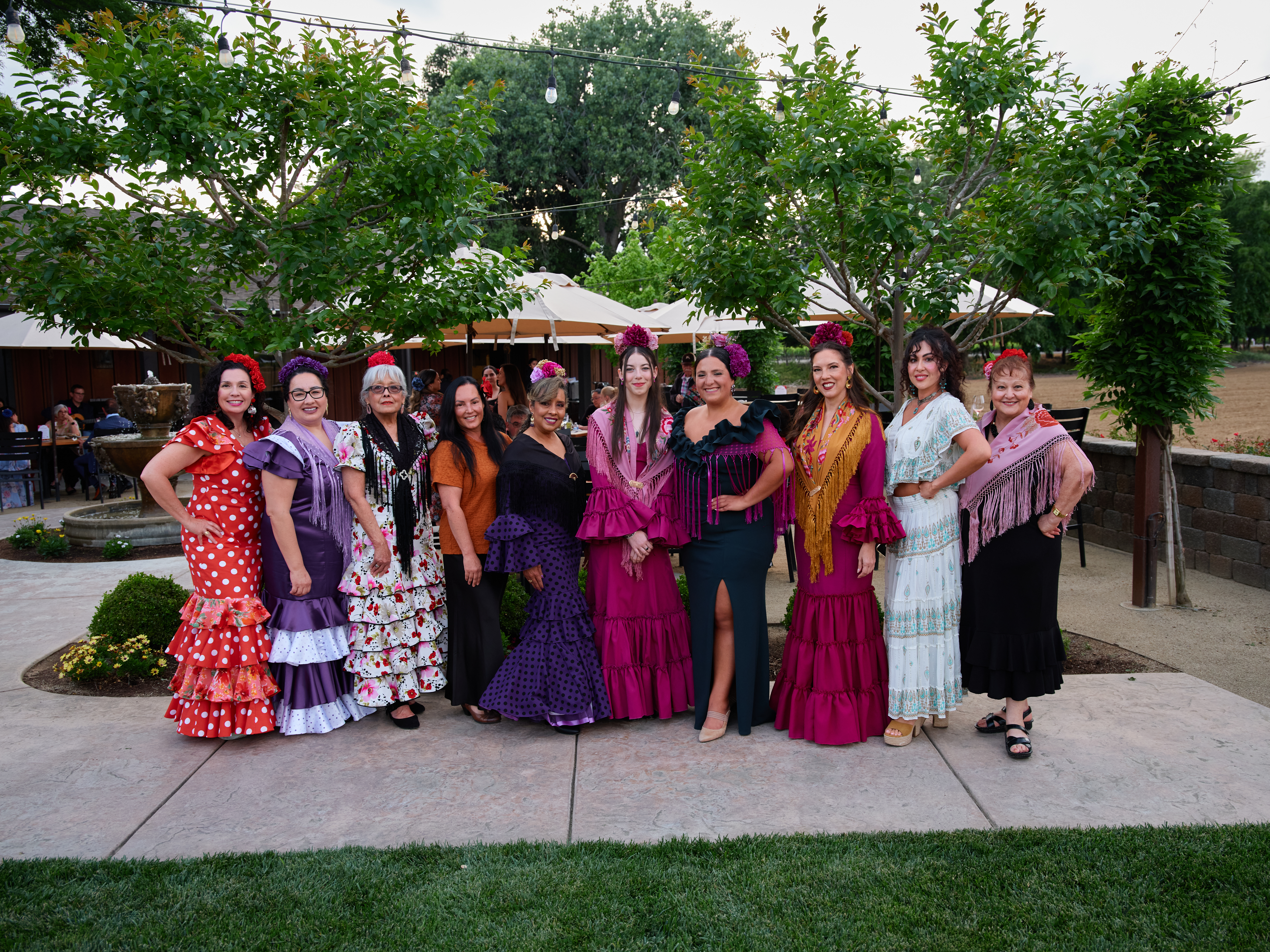 Group photo at Feria de Abril